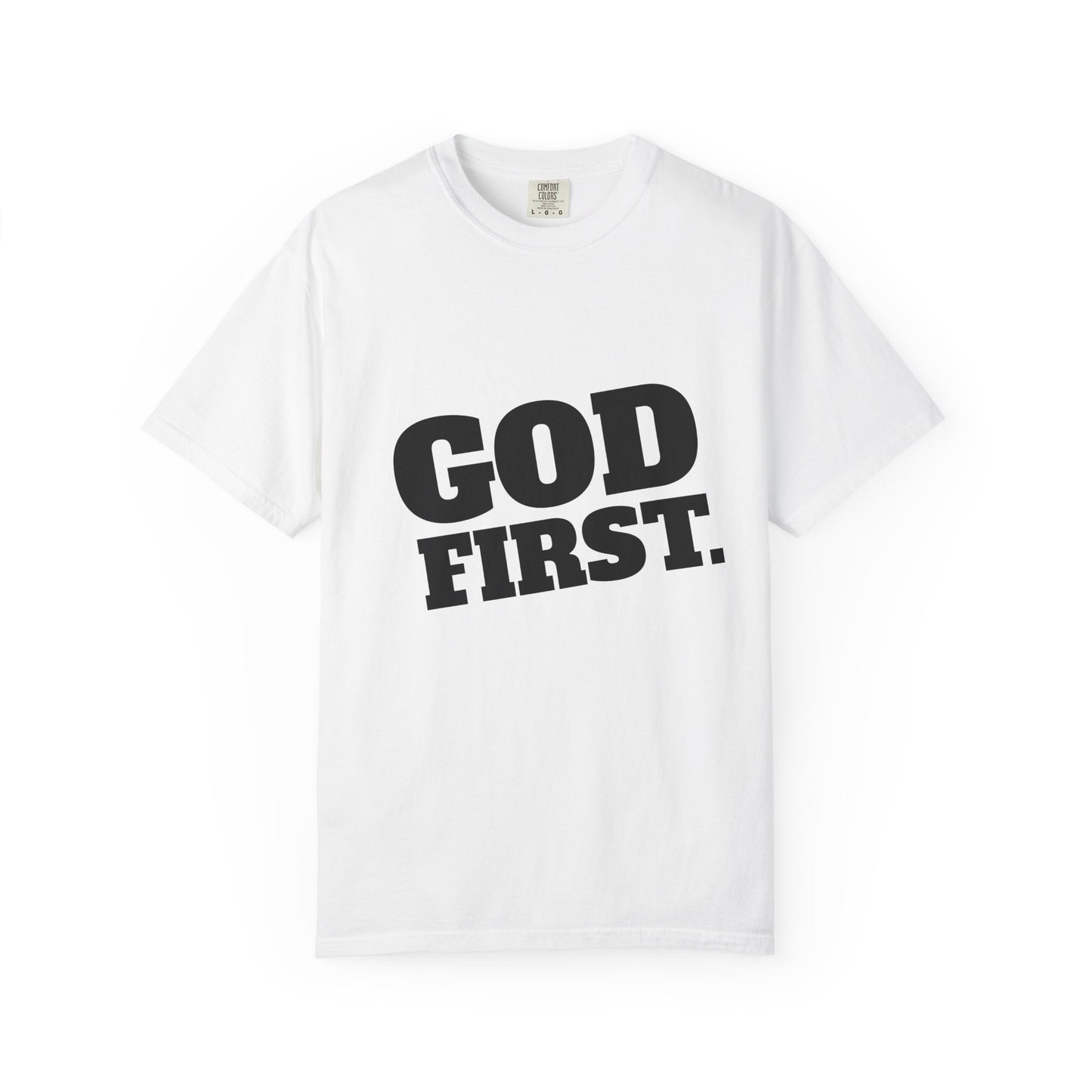 Ethical Cotton Fabric Close-Up – God First Shirt