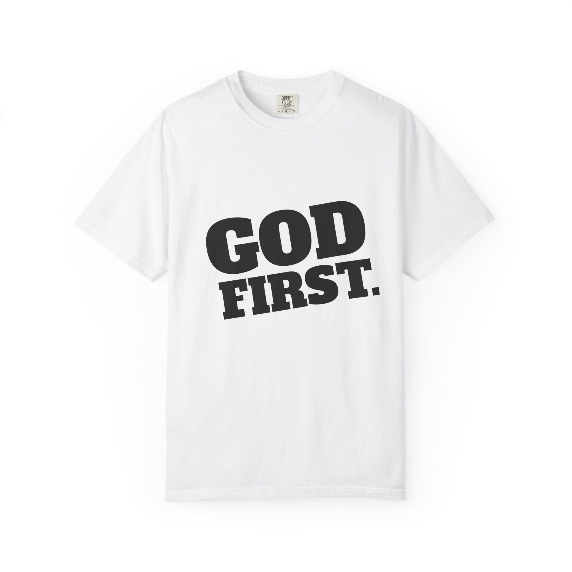 Ethical Cotton Fabric Close-Up – God First Shirt