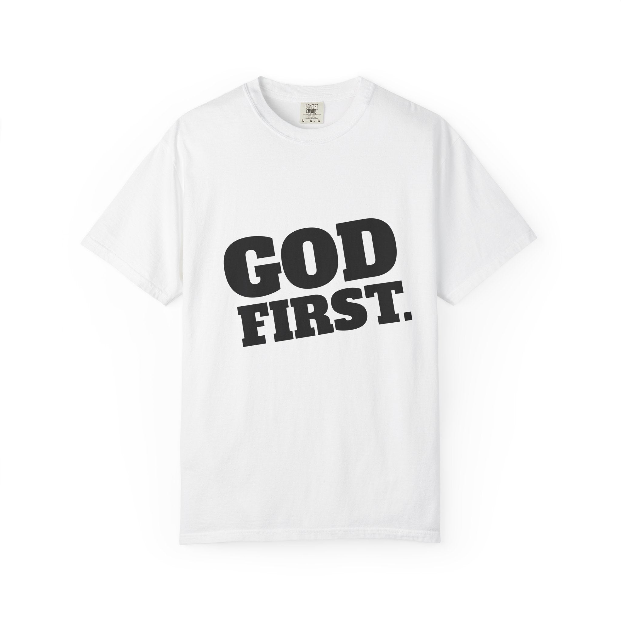 Ethical Cotton Fabric Close-Up – God First Shirt