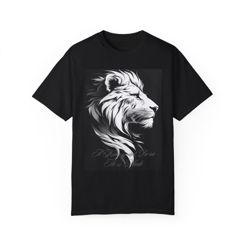 A King Is Made” Crewneck Tee Front View