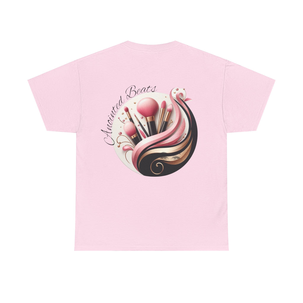 Anointed Beats Makeup Artist, MUA Pro T-shirt - Black or Pink