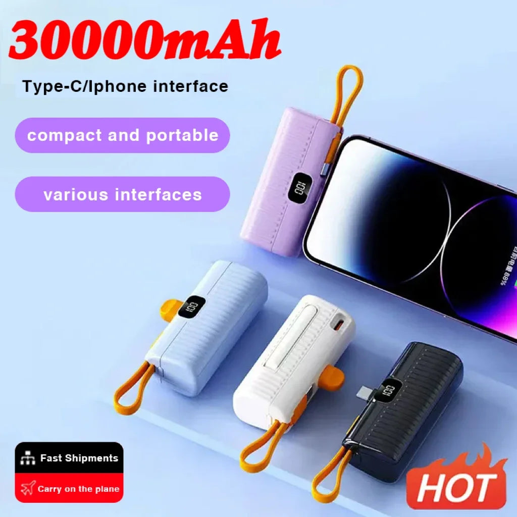 Fast Charging Power Bank 30000Mah