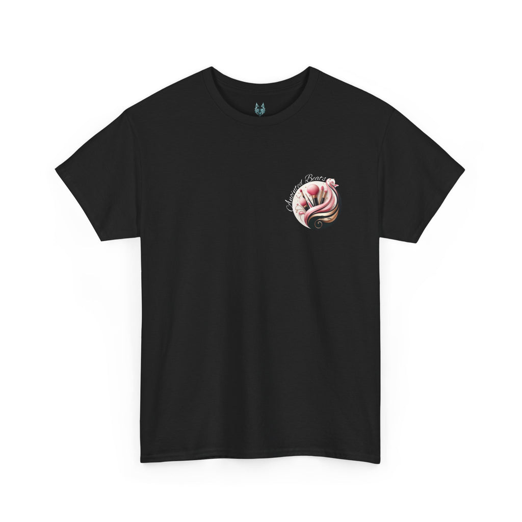 Anointed Beats MUA Pro T-Shirt Flat Lay – Black