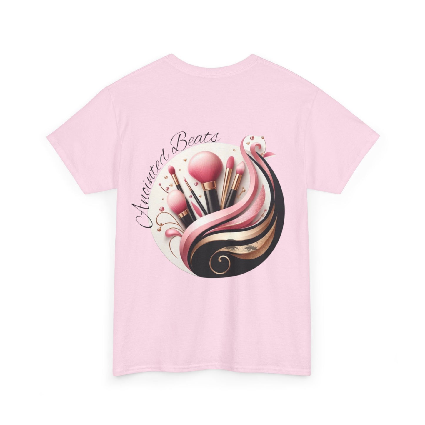 Anointed Beats Makeup Artist, MUA Pro T-shirt - Black or Pink