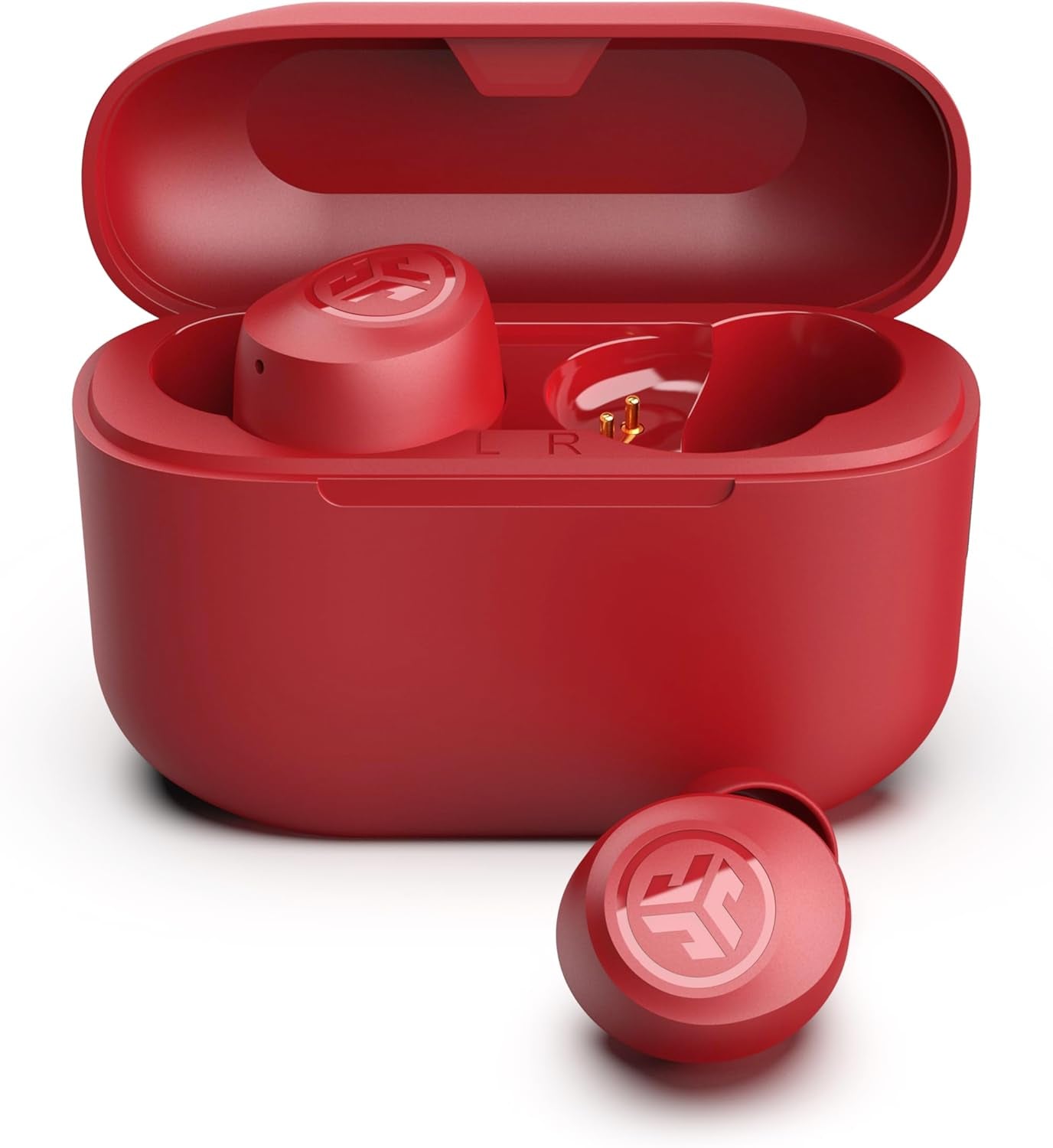 Red Rose Earbuds + Charging Case