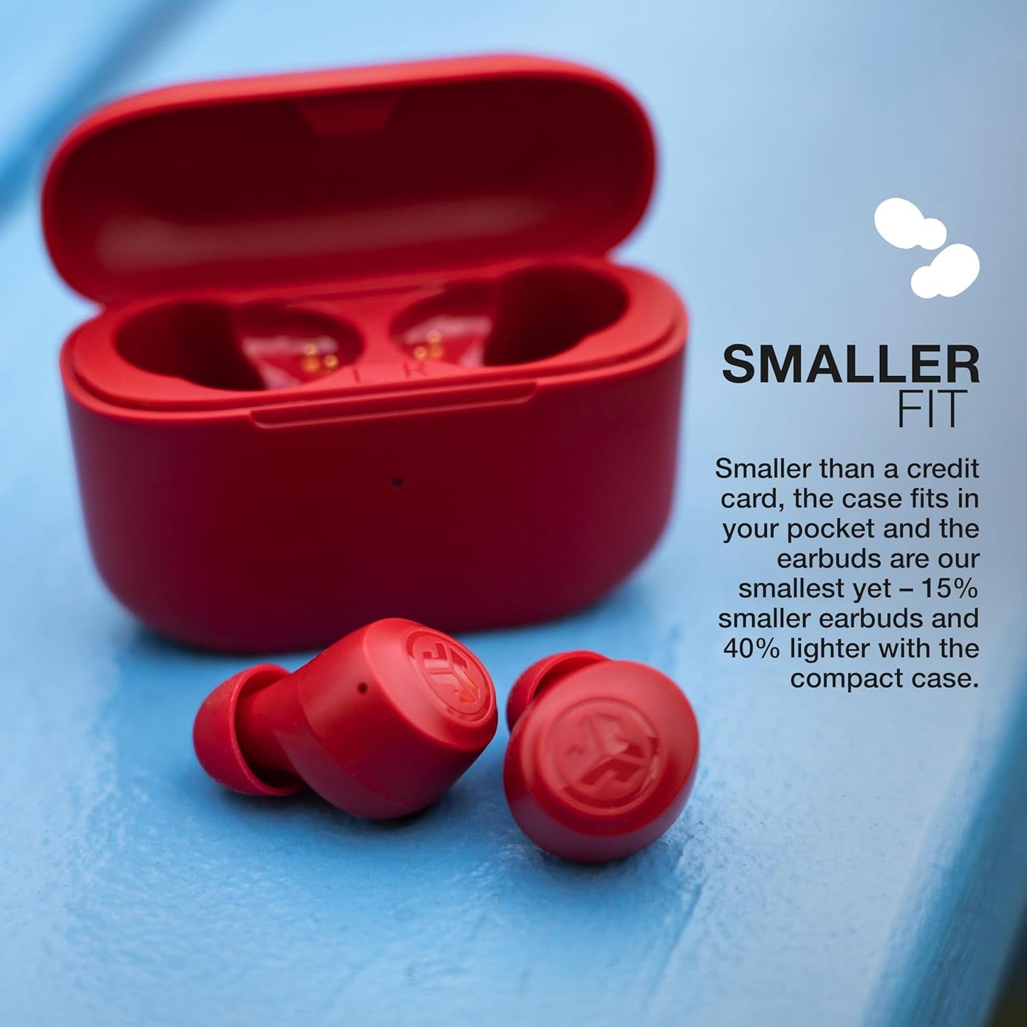 Red Rose Earbuds + Charging Case